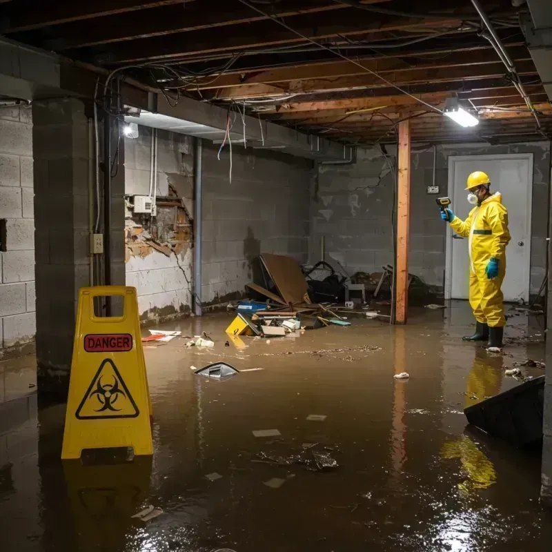 Flooded Basement Electrical Hazard in Chesterfield, NH Property